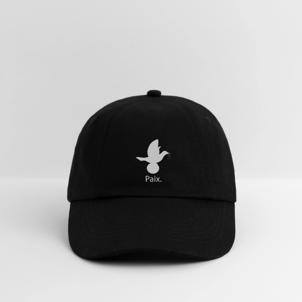 Casquette classique Paix blanc - Lusoquot - noir/noir