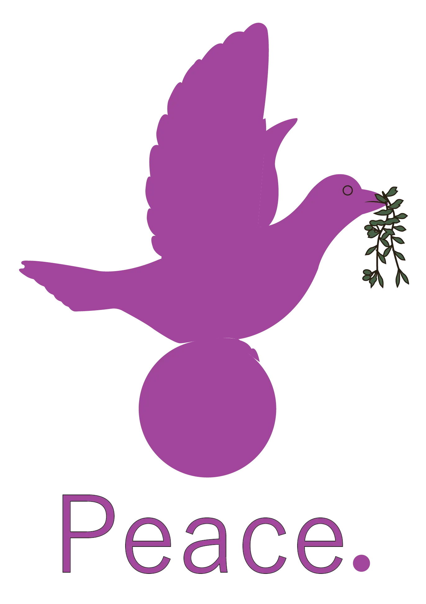 Colombe Peace Mauve LUSOQUOT