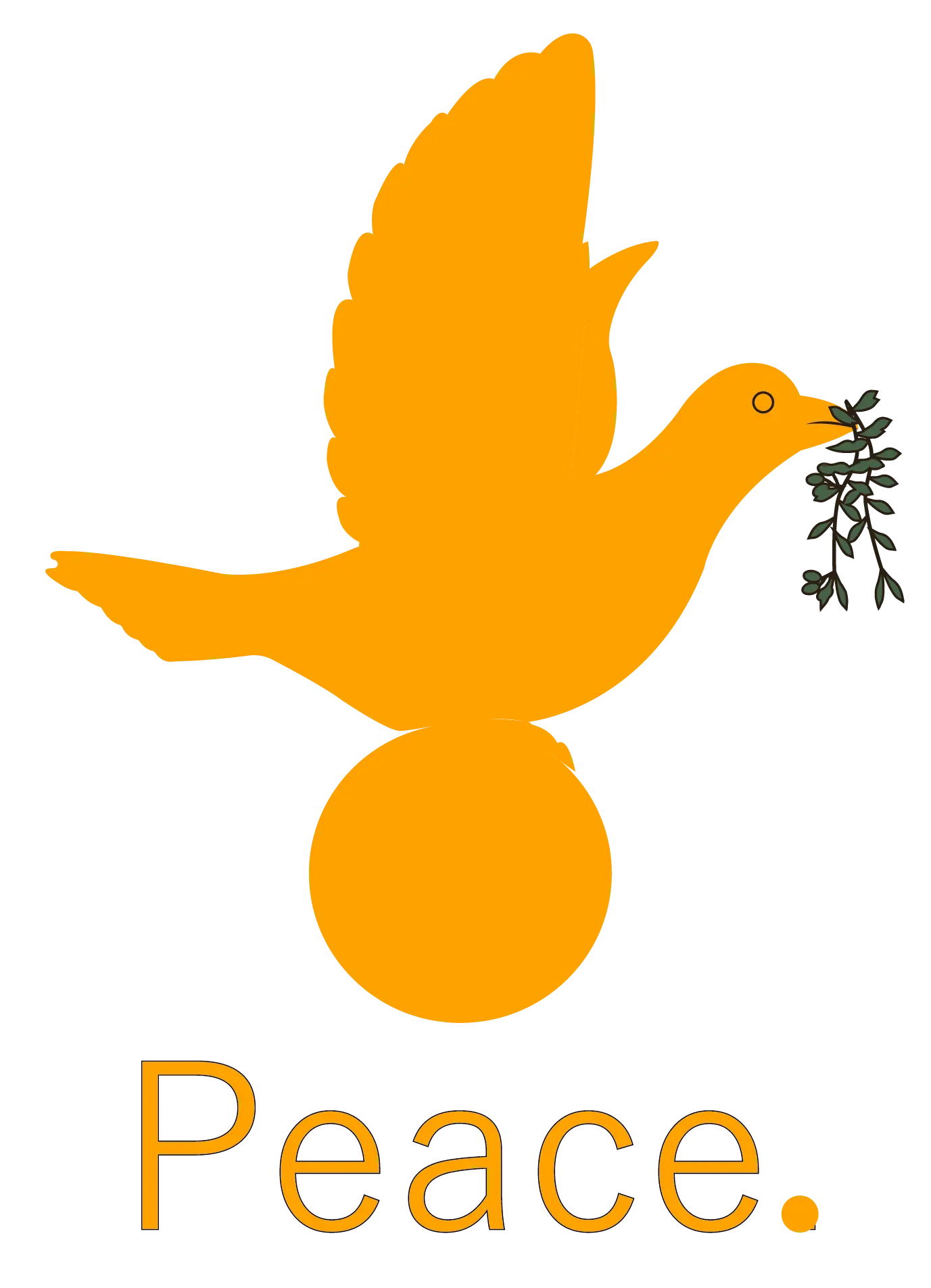 Logo_Peace._Orange_Lusoquot - Peace. by Lusoquot